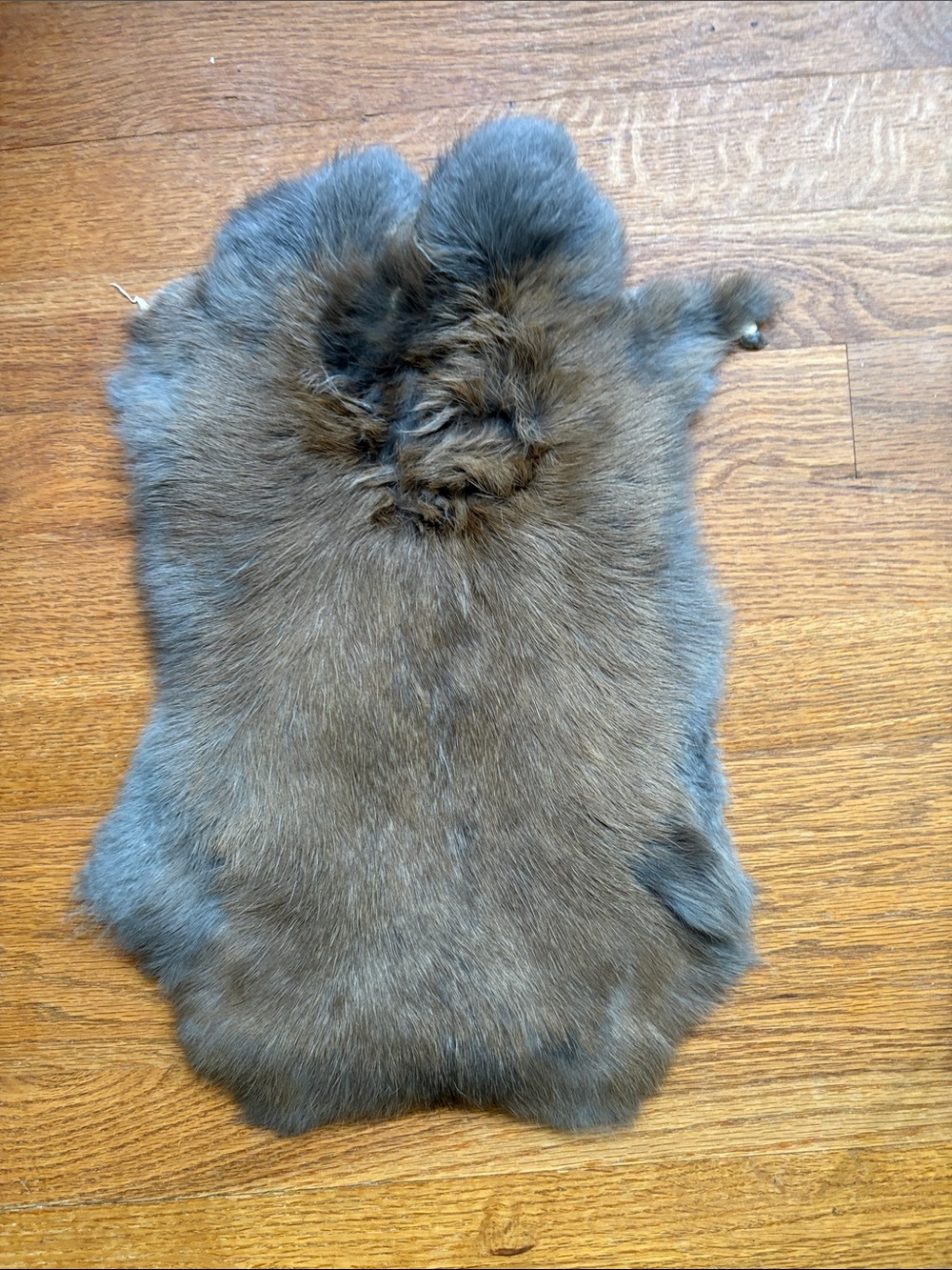 B0044 soft natural rabbit fur pelt craft supply
